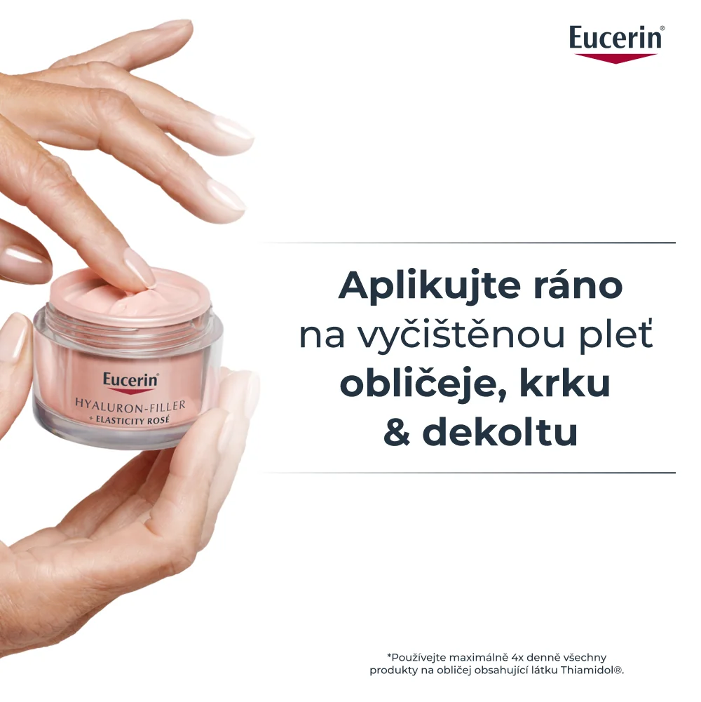 Eucerin Hyaluron-Filler + Elasticity Rosé SPF30 denní krém 50 ml náhradní náplň