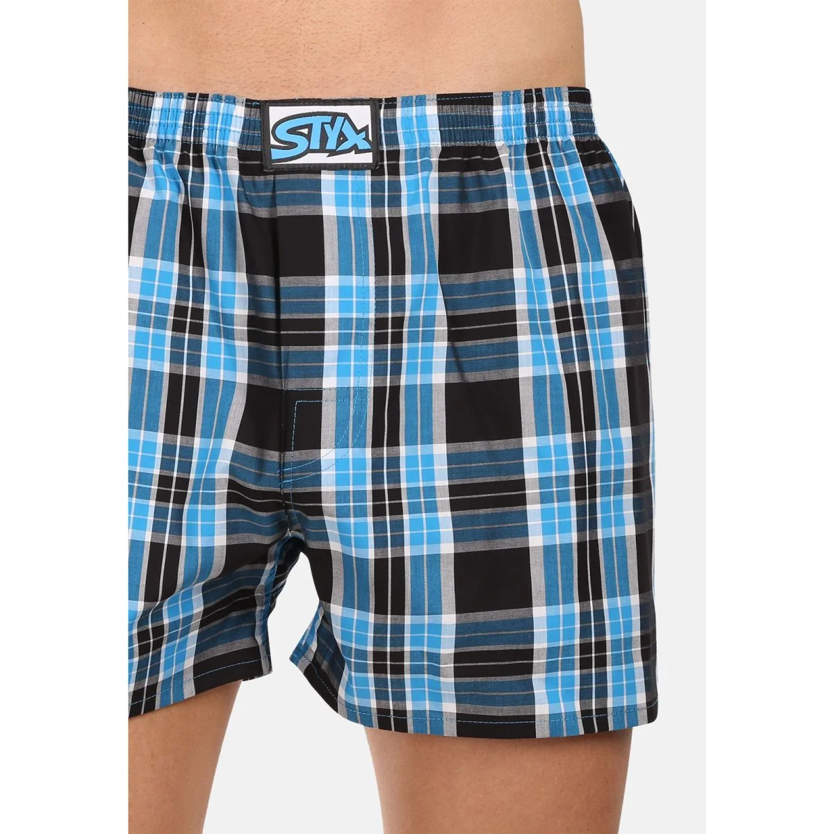 Styx 5PACK pánské trenky klasická guma vícebarevné (5A102125) M