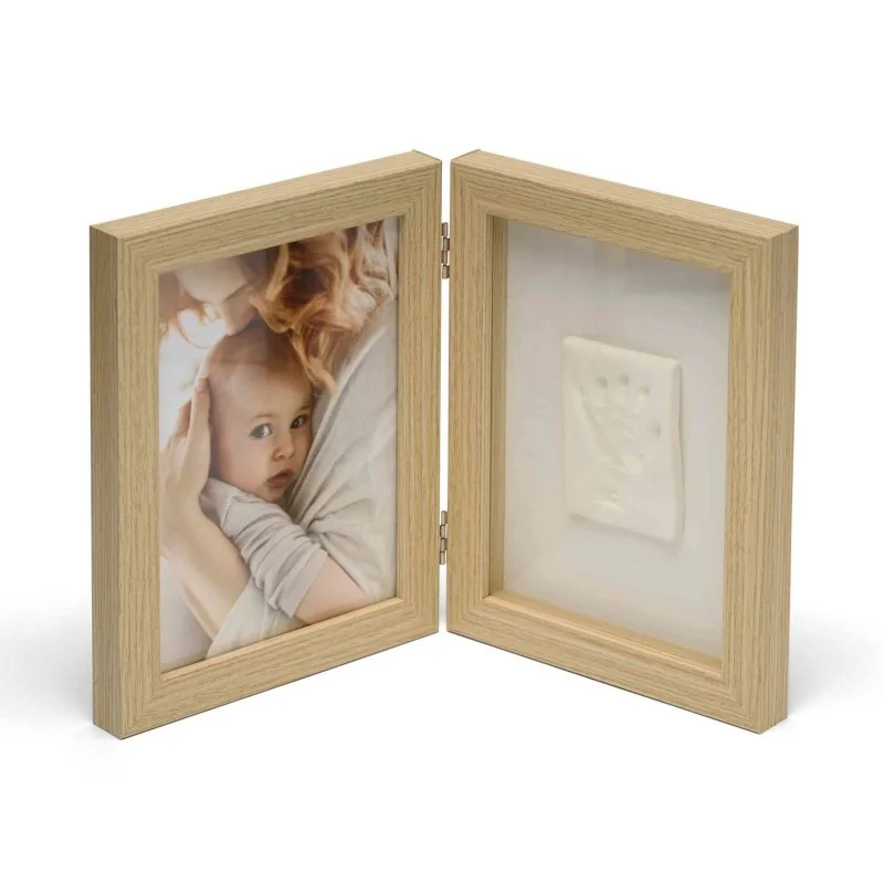 Happy Hands double frame Wood