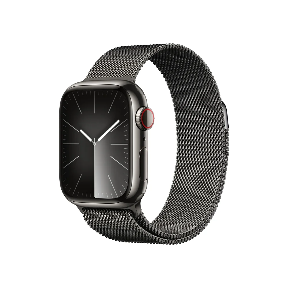 Apple Watch S9 Cellular 41 mm Milanese loop smart hodinky Graphite