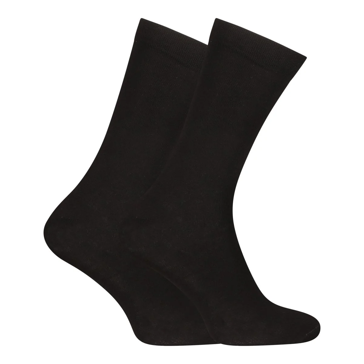 Nedeto 3PACK ponožky vysoké bambusové černé (3PBV01) S