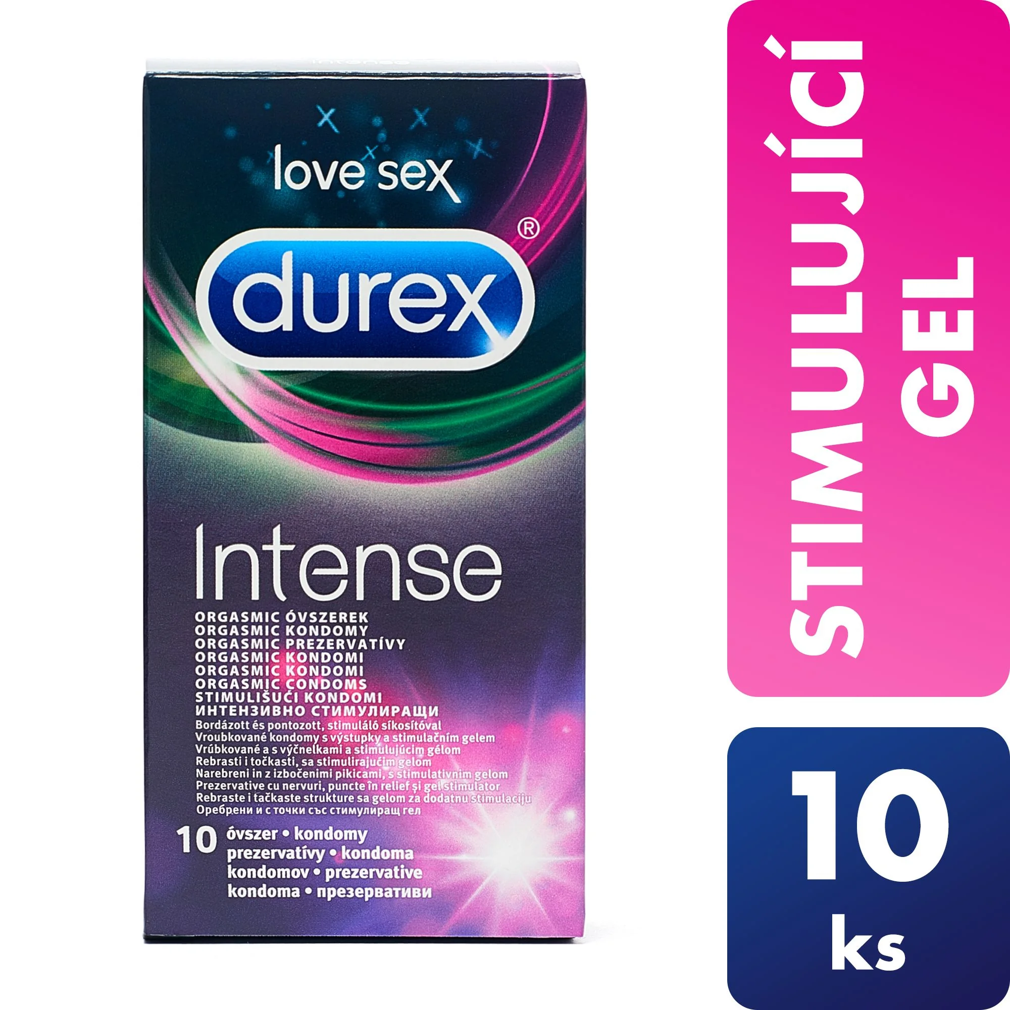 Durex Intense Orgasmic kondomy 10 ks