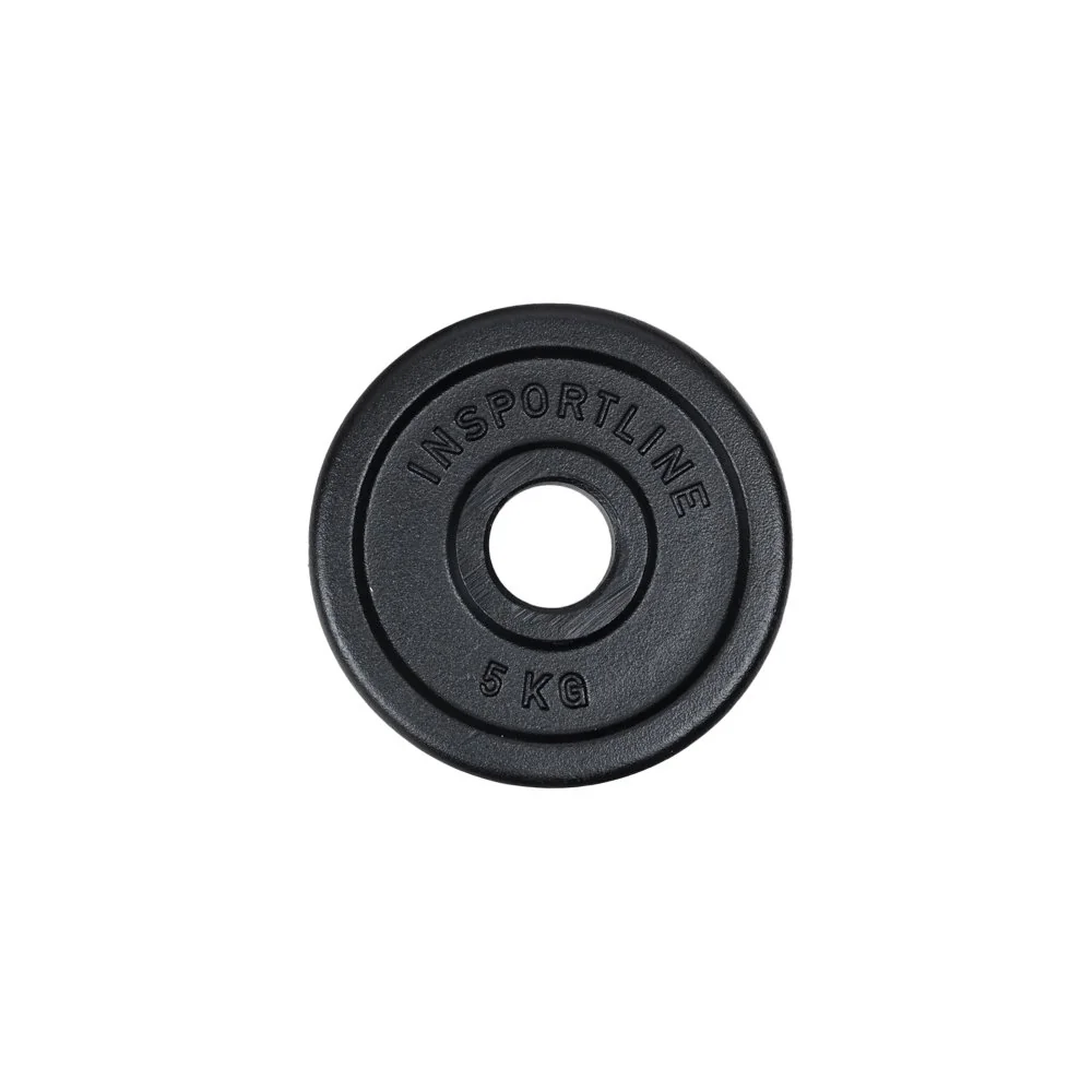 inSPORTline Litinový olympijský kotouč Castblack OL 5 kg 50mm