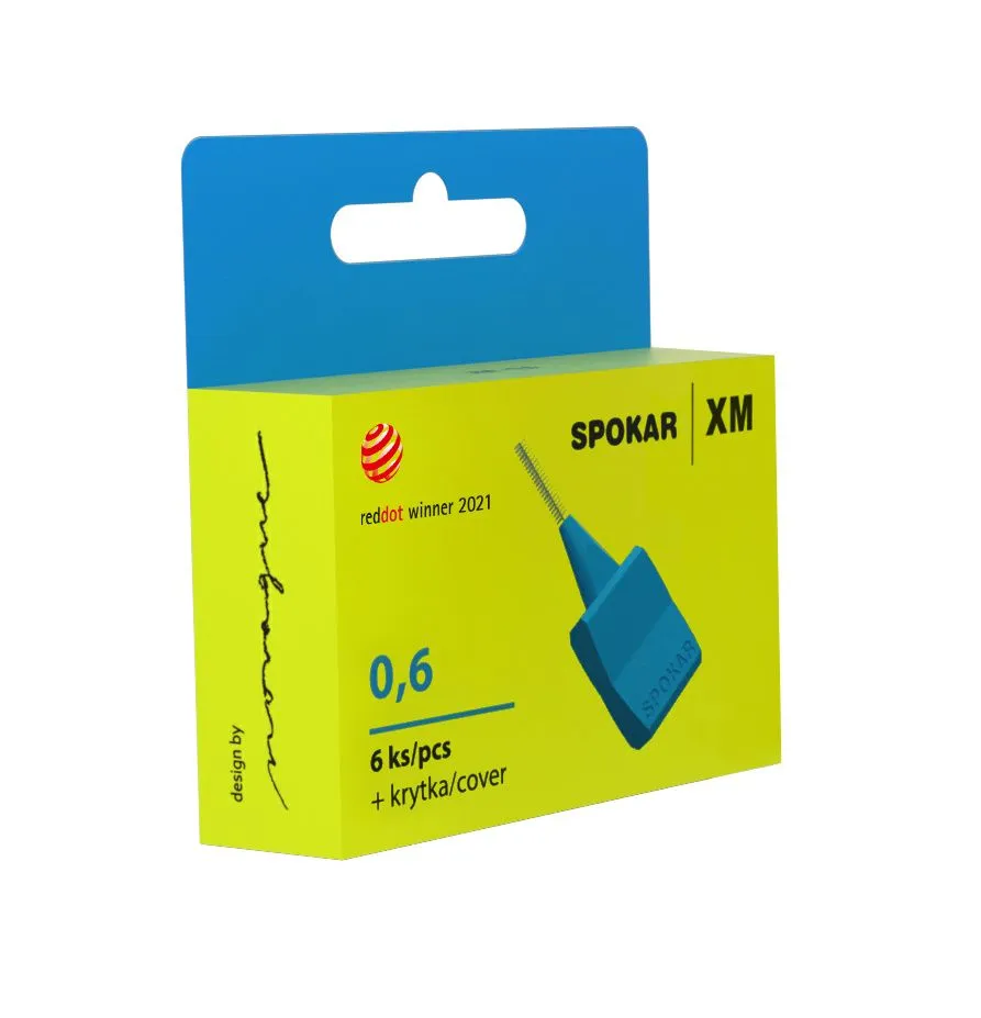 Spokar XM Mezizubní kartáčky modré 0,6 mm 6 ks