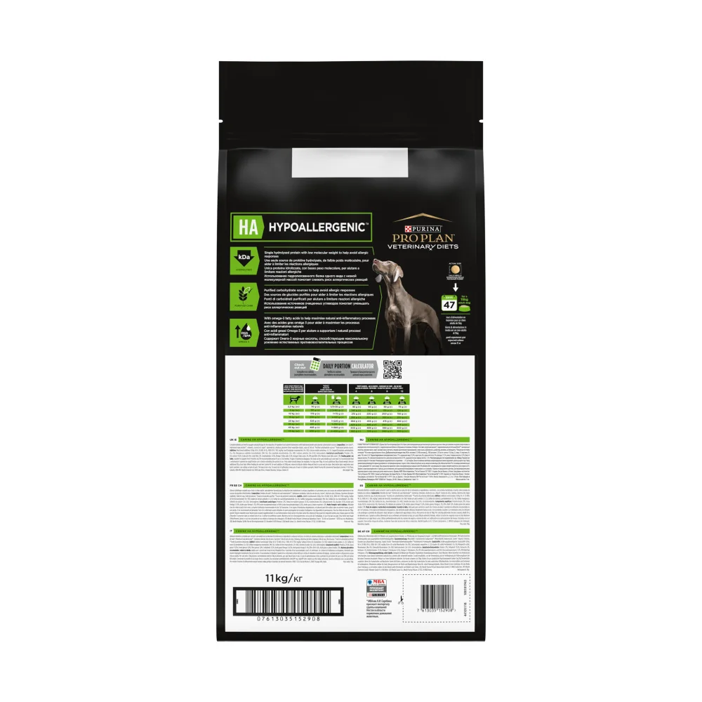PURINA Pro Plan Veterinary Diets HA Hypoallergenic granule pro psy 11 kg