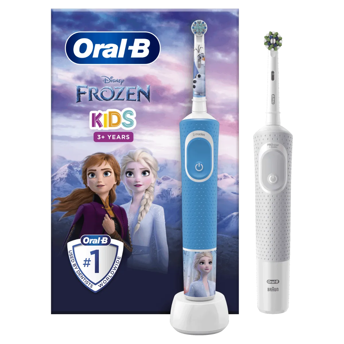 Oral-B Family FROZEN pack Vitality PRO D103 CA White + Kids D100