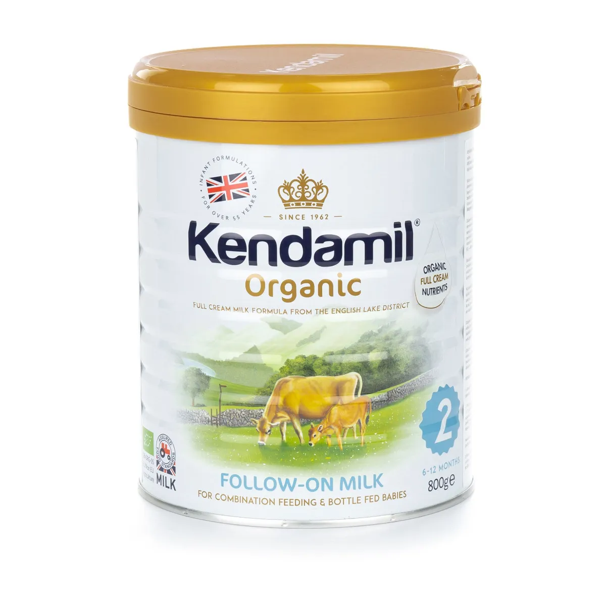 Kendamil 2 BIO Kojenecké mléko pokračovací DHA+ 800 g