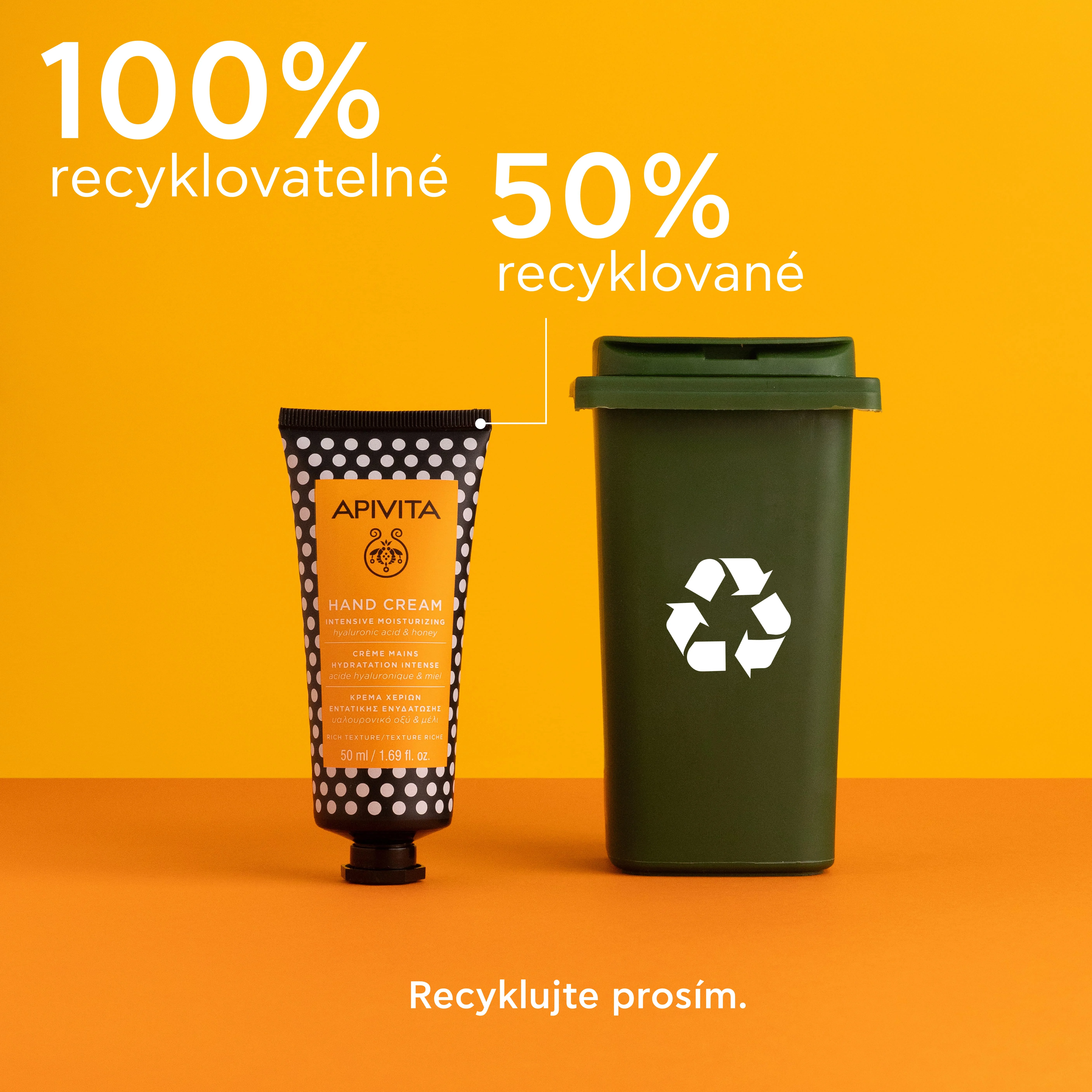 APIVITA Hand Cream Intensive Moisturizing intenzivně hydratující krém na ruce 50 ml