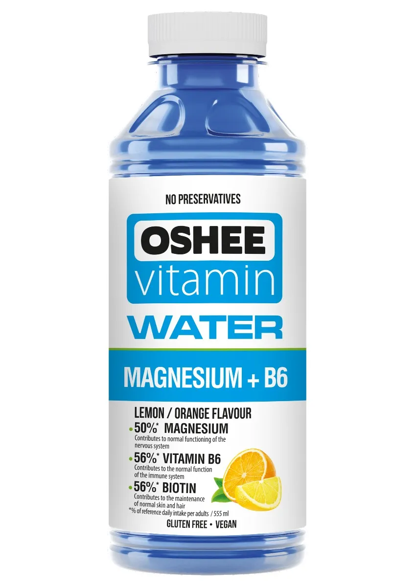 OSHEE Vitamínová voda Magnesium+B6 citron+pomeranč