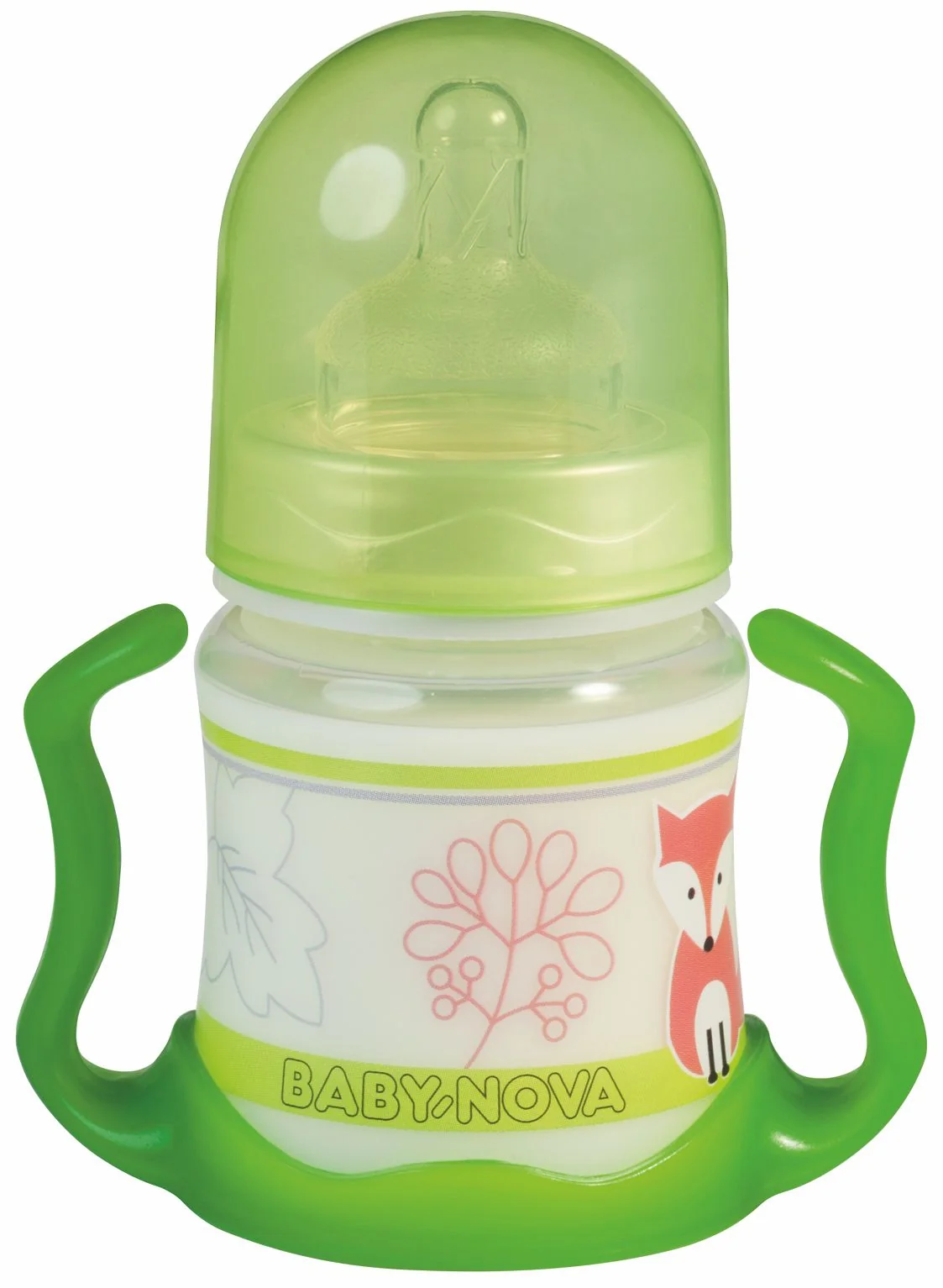 Baby Nova Lahev plastová široká s držákem 150 ml