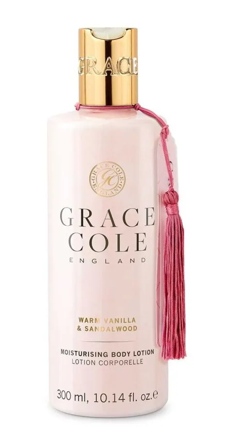 Grace Cole Warm Vanilla & Santalwood hydratační tělové mléko 300 ml