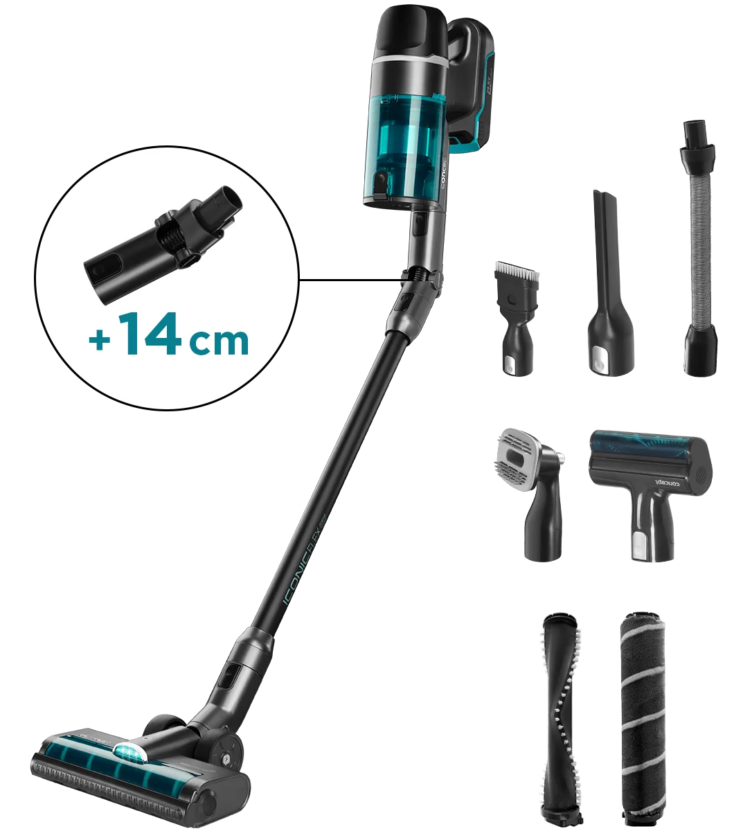 Concept VP6130 ICONIC Animal Smart Flex tyčový vysavač 2v1 1 ks