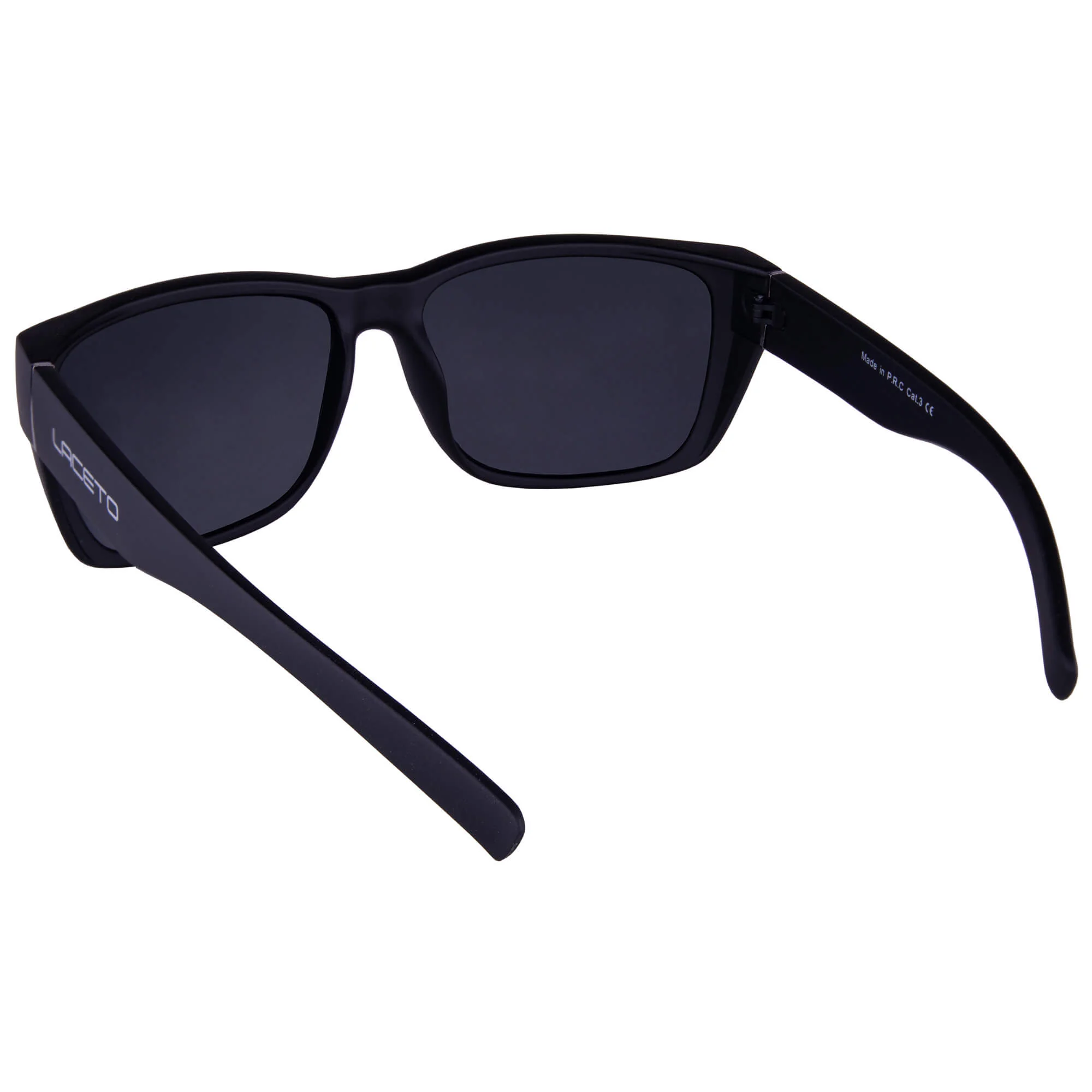 LACETO Sluneční brýle ALPHA Black ECO – Polarizační