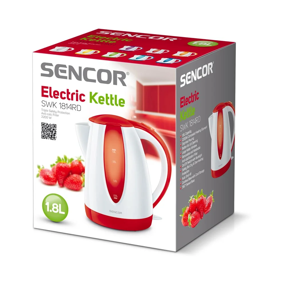 SENCOR SWK 1814RD rychlovarná konvice