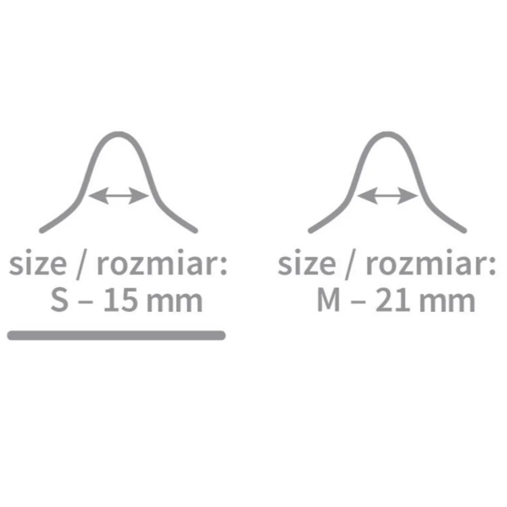 Babyono Chrániče prsních bradavek silikonové S 2 ks + pouzdro