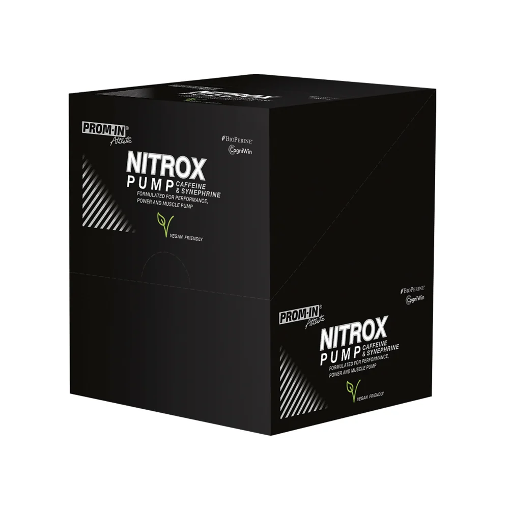 PROM-IN Nitrox Pump caffeine & synephrine 10x22,5 g malina-citron