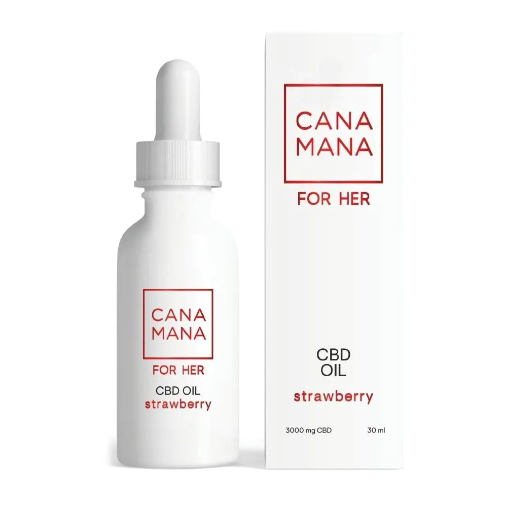 CANAMANA for Her CBD Oil strawberry 30 ml