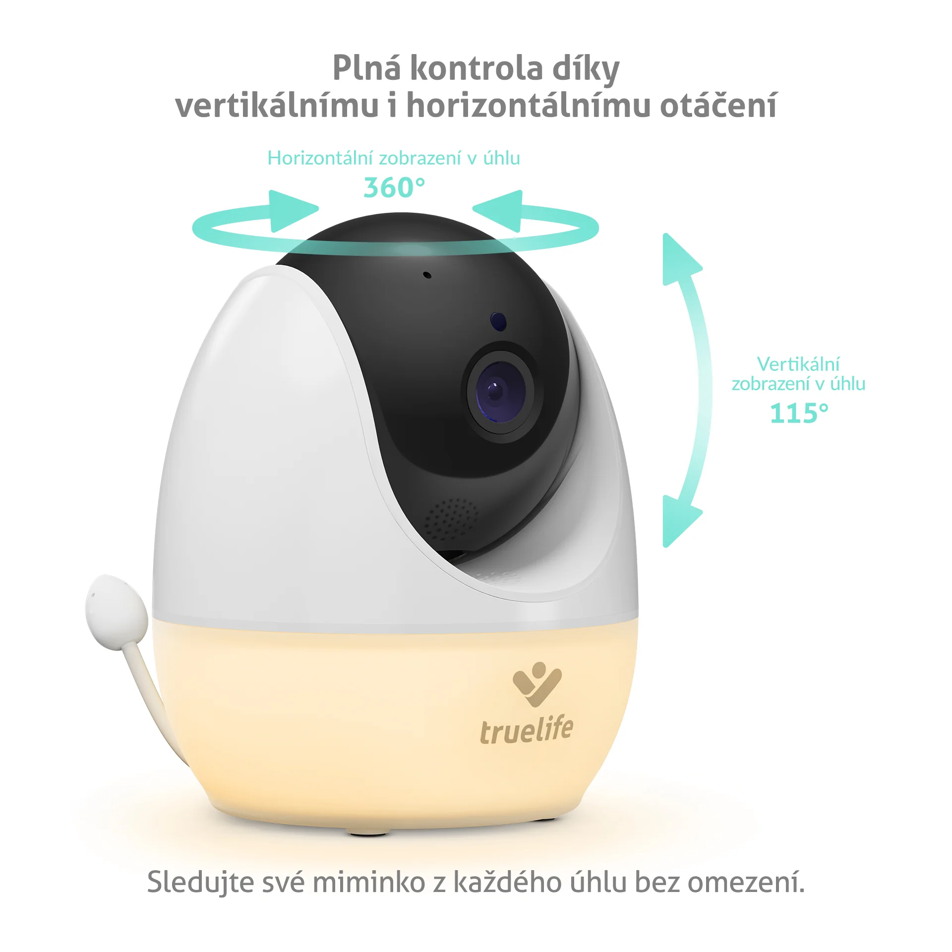 Truelife NannyCam R4 Pro rotační chůvička