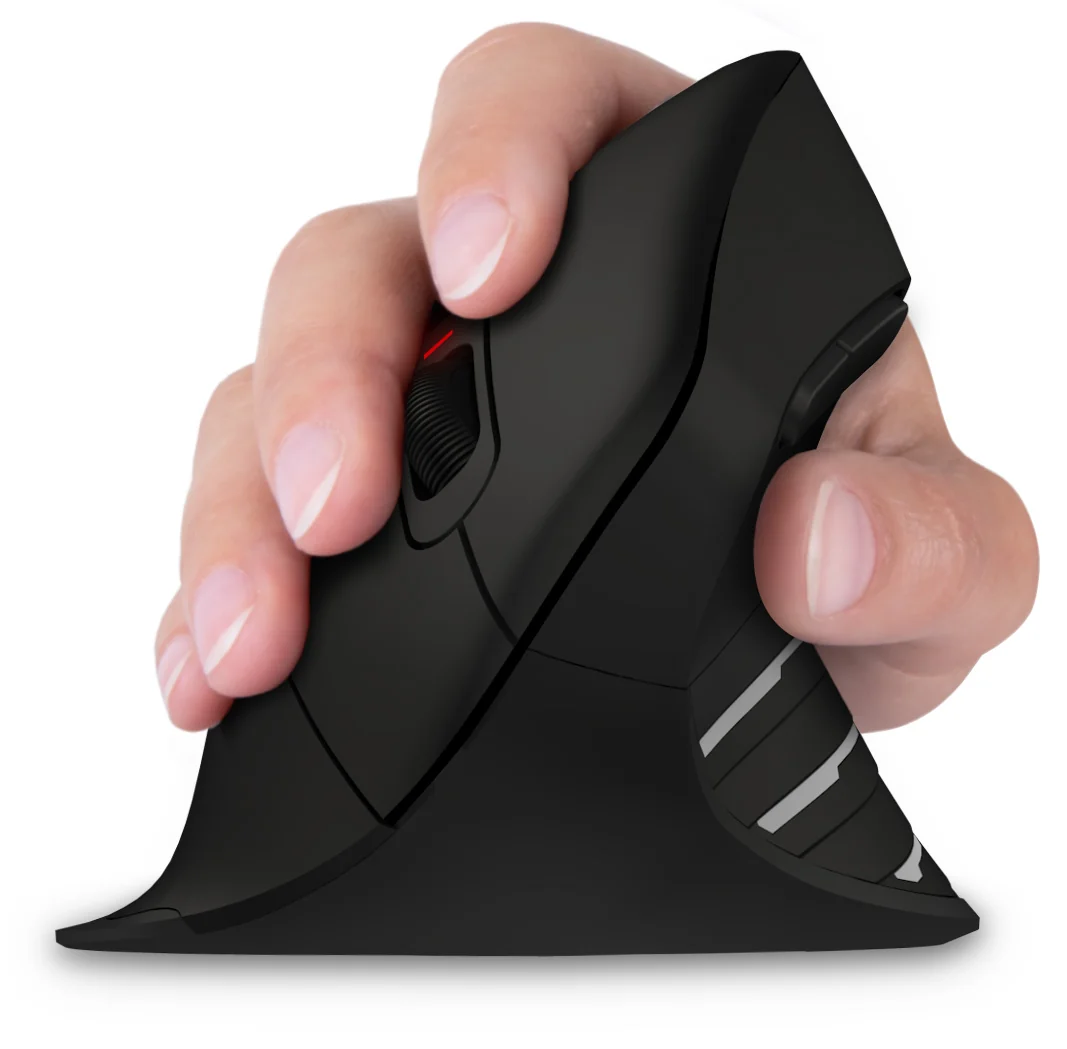 Connect IT For Health Ergonomická vertikální myš bezdrátová černá