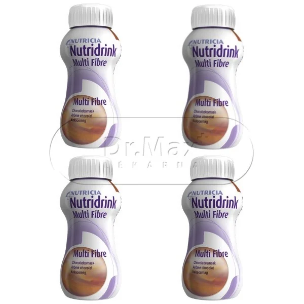 Nutridrink Multi Fibre Čokoláda 4x200ml