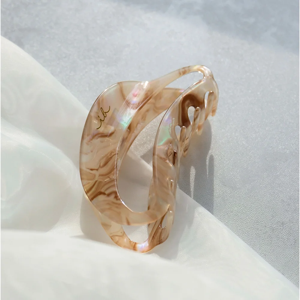 Invisibobble Clipstar XL Amber Glow skřipec na vlasy 1 ks béžová