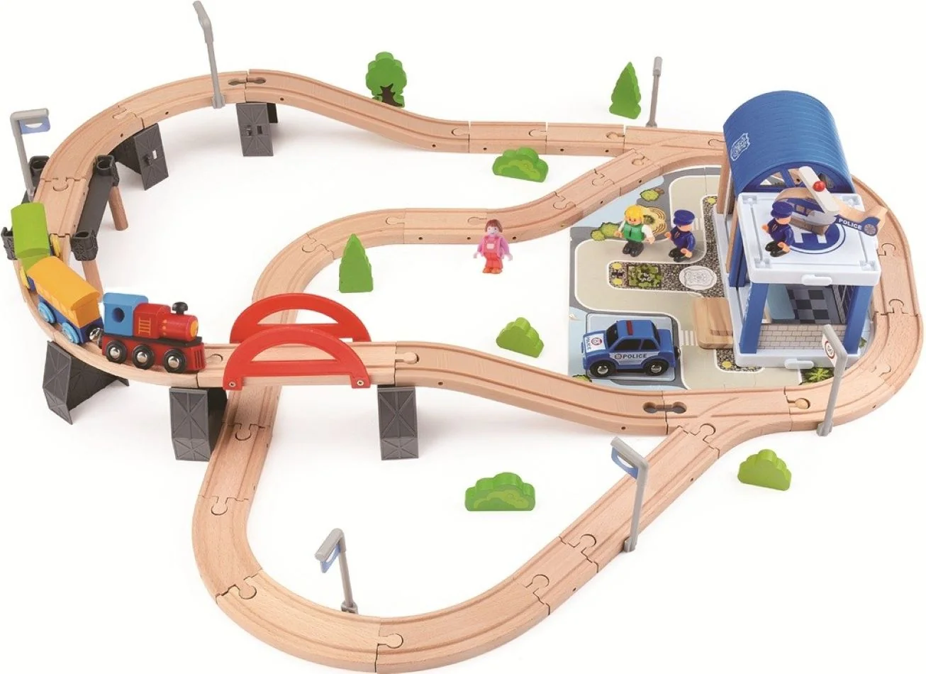 2Kids Toys Vláčkodráha Město 90 dílů