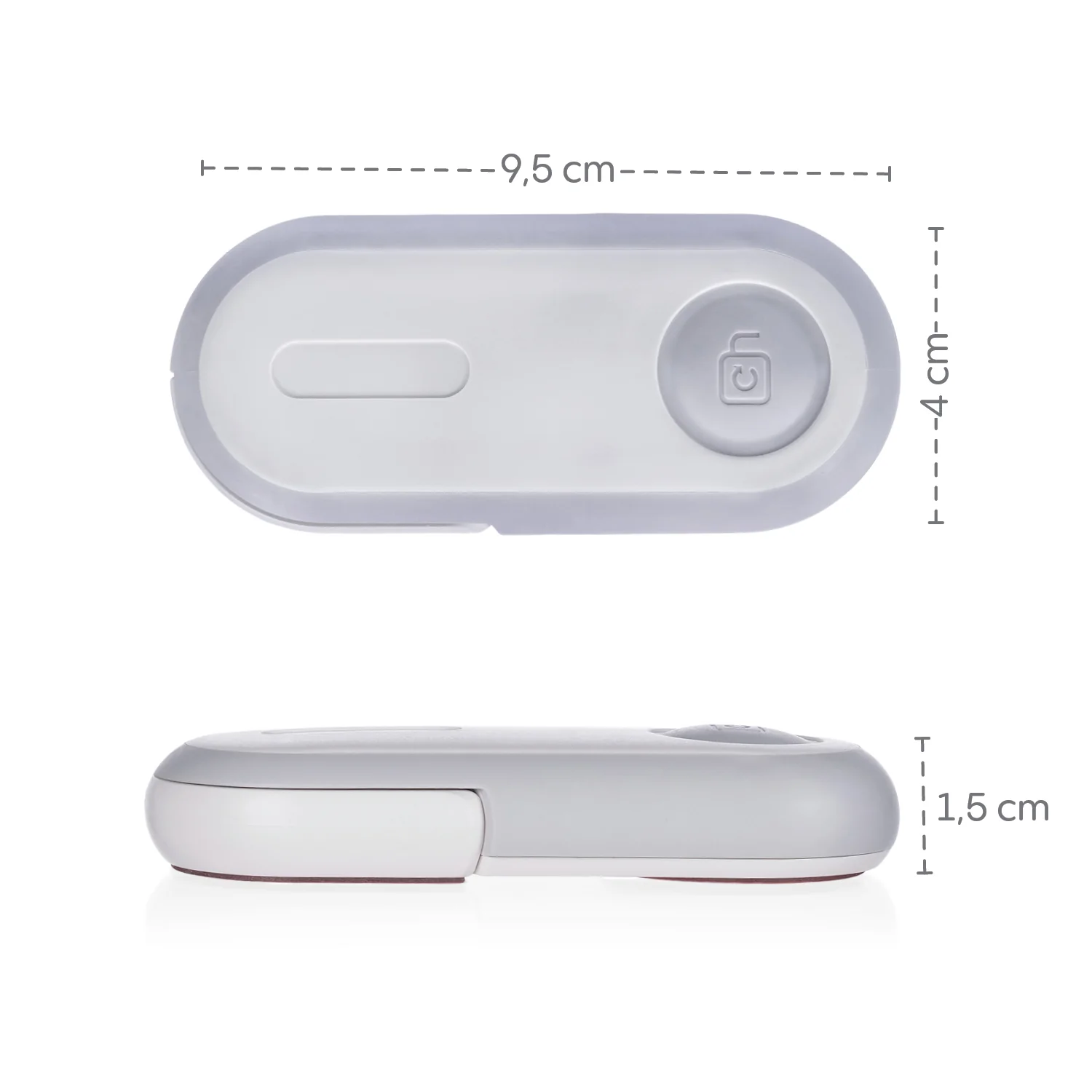 Zopa Zámek skříněk univerzální 1ks, White
