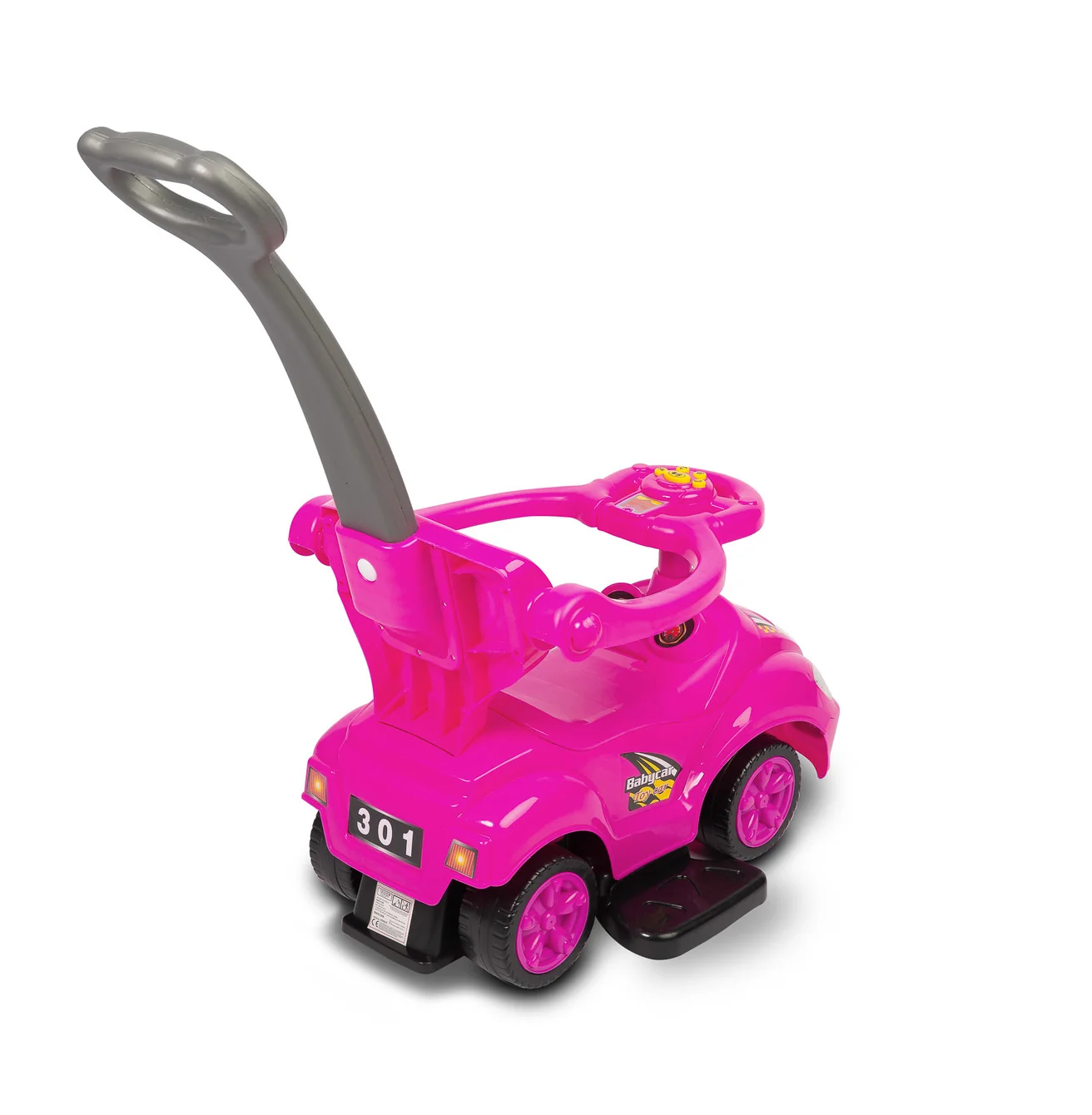 Toyz Odrážedlo Race Car 2v1 se zvukem – růžové 