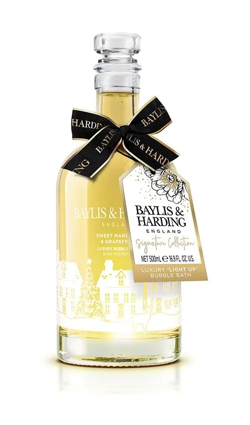 Baylis & Harding Pěna do koupele ve svítící karafě Sweet Mandarin & Grapefruit 500 ml