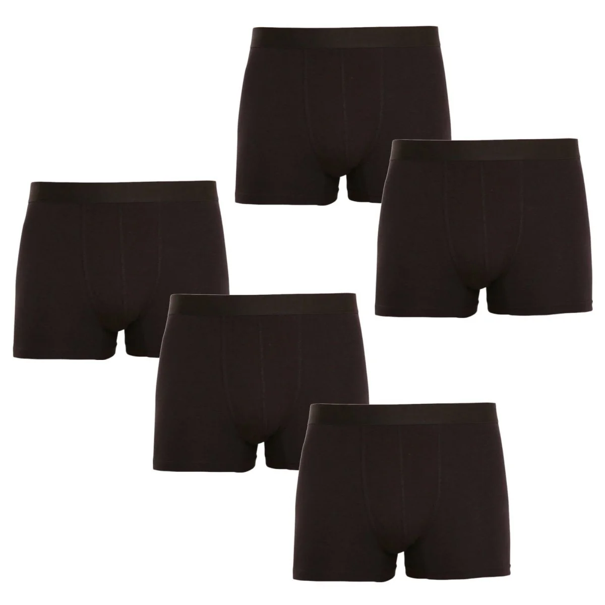 Nedeto 5PACK pánské boxerky černé (5NB001) XXL