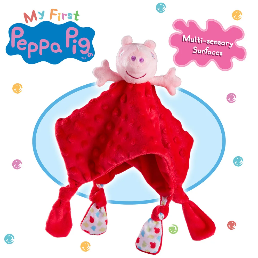 Peppa Pig Mazlík, přítulníček pro miminka , 17x14cm, červená