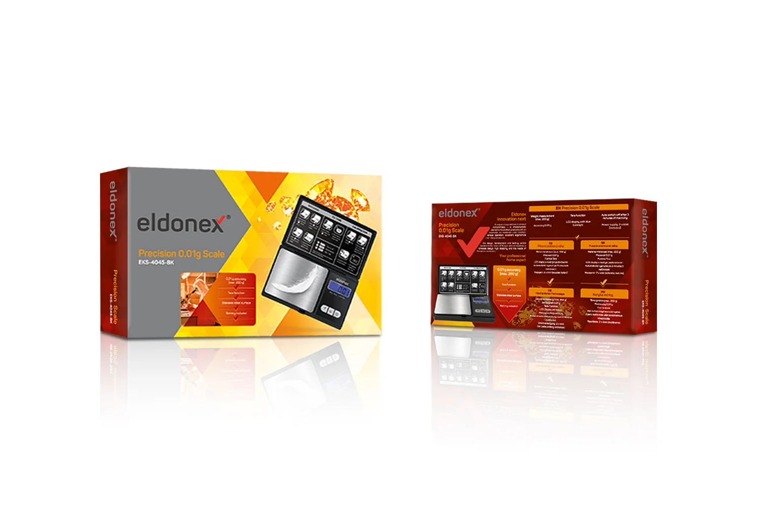 Eldonex PocketPro (0,01 g) přesná setinová váha černá