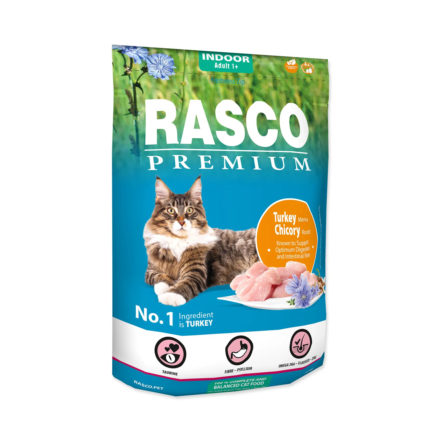 Rasco Premium Indoor Krůtí s kořenem čekanky granule 400 g