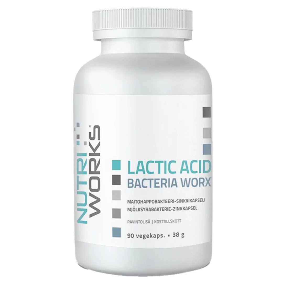 NutriWorks Lactic Acid Bacteria Worx - 90 kapslí