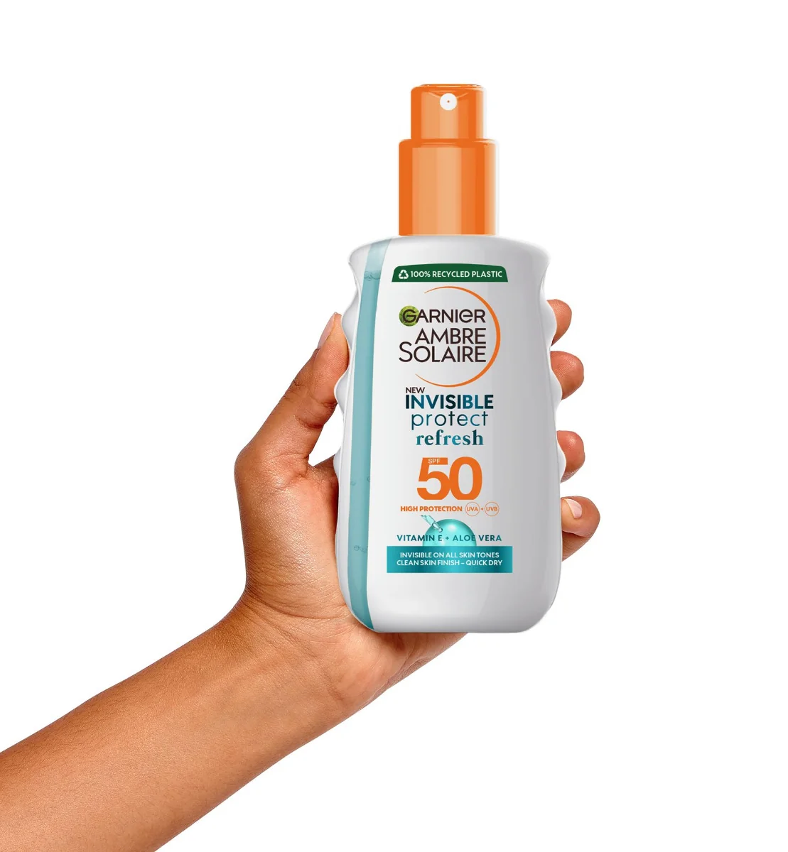 Garnier Ambre Solaire Invisible Protect Sprej na opalování SPF50 200 ml
