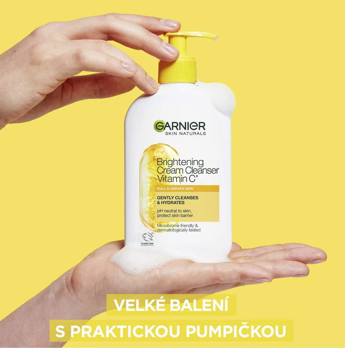 Garnier Skin Naturals Rozjasňující čisticí krém s vitaminem C 250 ml