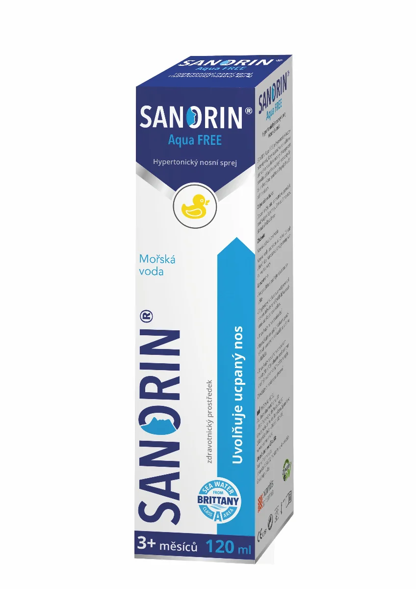 Sanorin Aqua Free sprej 120 ml