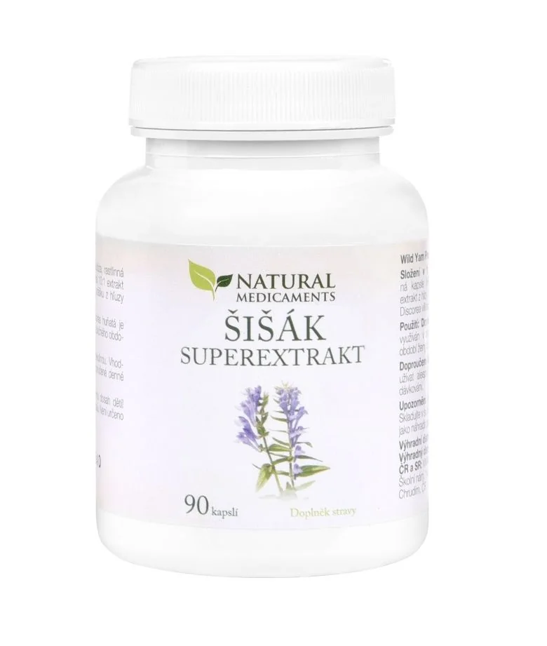 Natural Medicaments Šišák superextrakt 90 kapslí