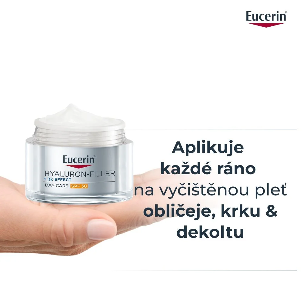Eucerin Hyaluron-Filler + 3x Effect SPF30 denní krém proti vráskám 50 ml