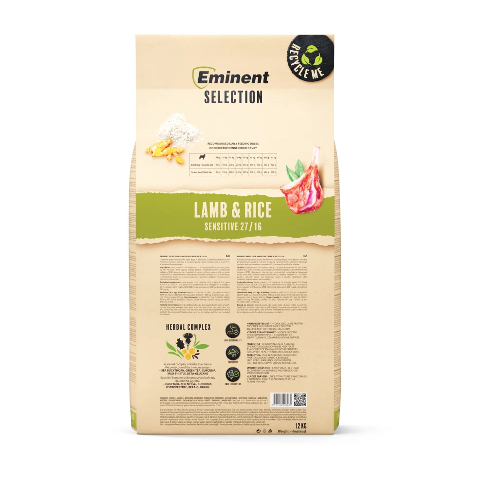 Eminent Selection Sensitive Lamb&Rice 12 kg