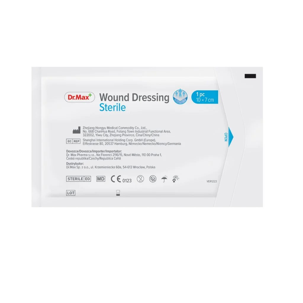 Max Dressing Dr. Max Wound Dressings Sterile 10x7 cm 5 ks | Dr. Max Lékárna
