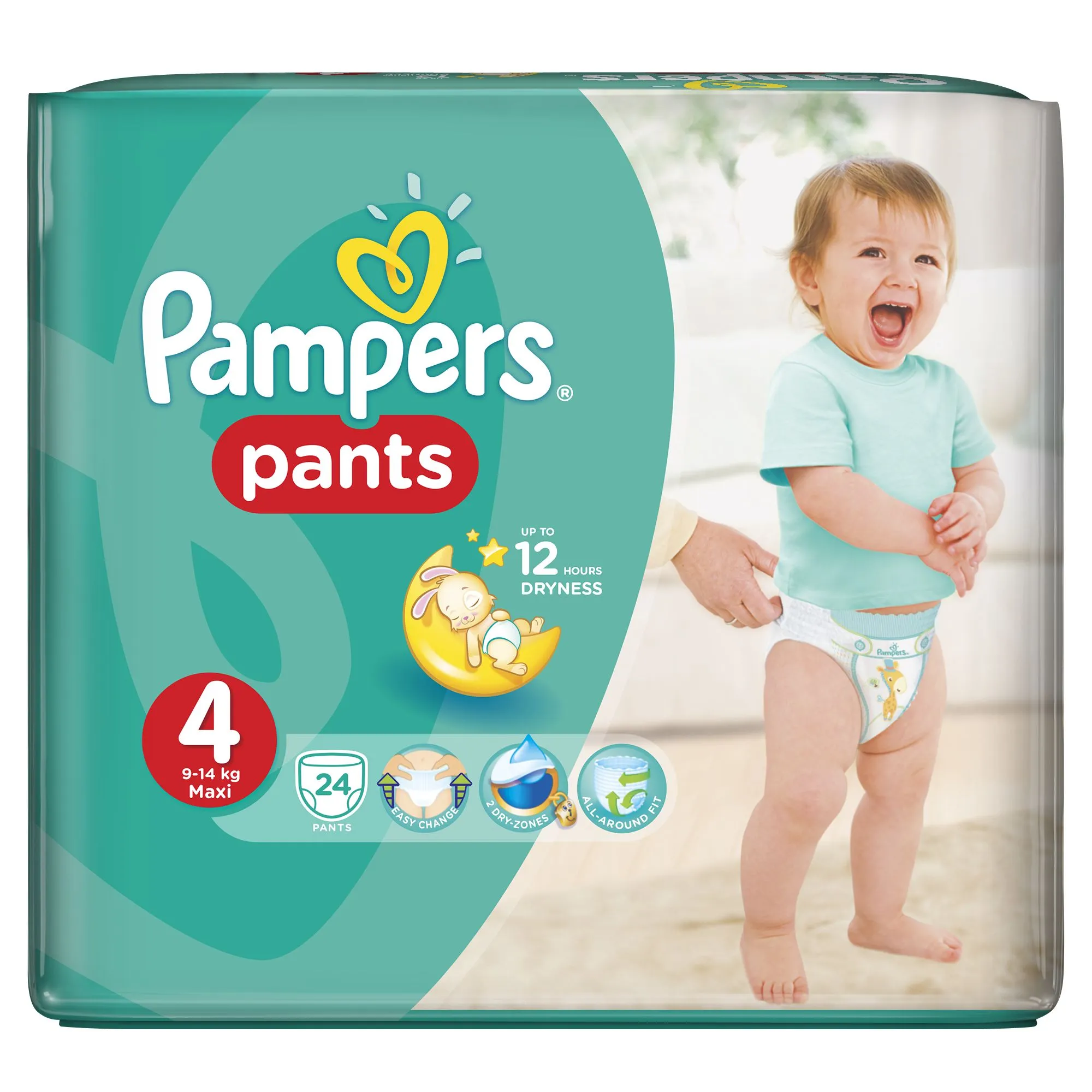 Pampers Pants vel. 4 Maxi plenkové kalhotky 24 ks