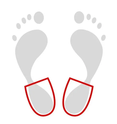 Svorto 017/a Podpatěnka korekční 0,5 cm 33-36 1 ks