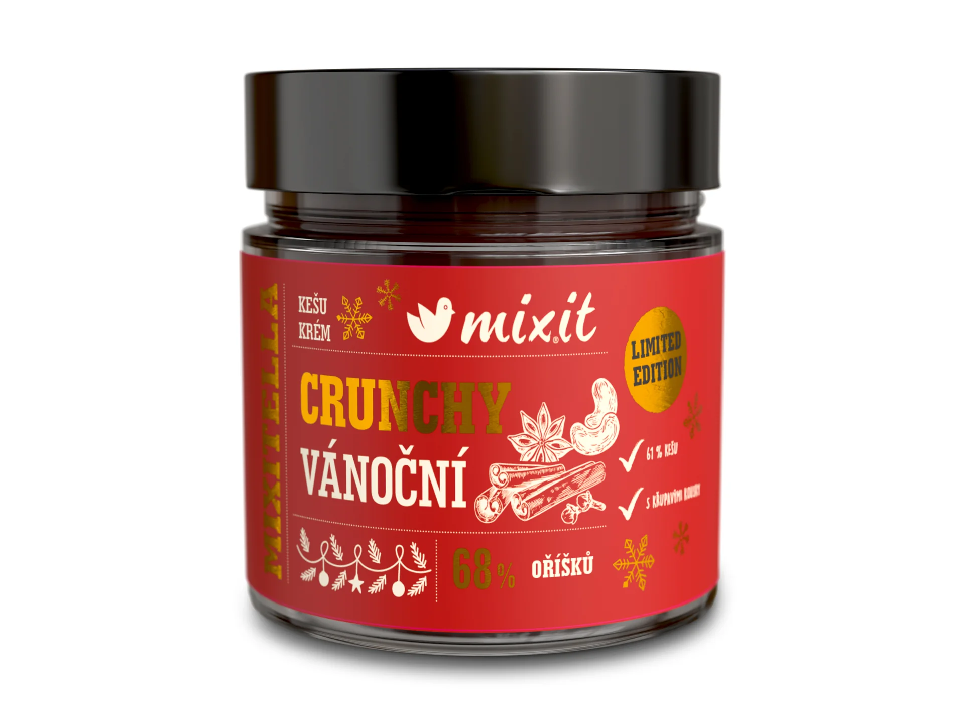 MIXIT Mixitella Crunchy Premium – vánoční 220 g
