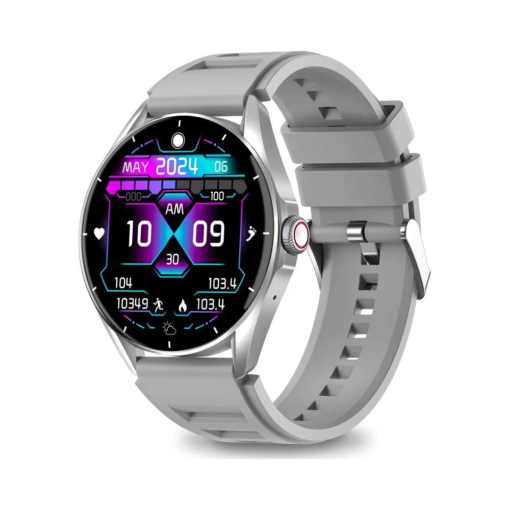 Aligator Smart Watch AMOLED chytré hodinky silver