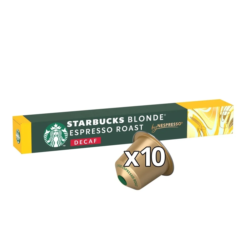 STARBUCKS Blonde Espresso Roast Decaf by Nespresso kávové kapsle 10 ks