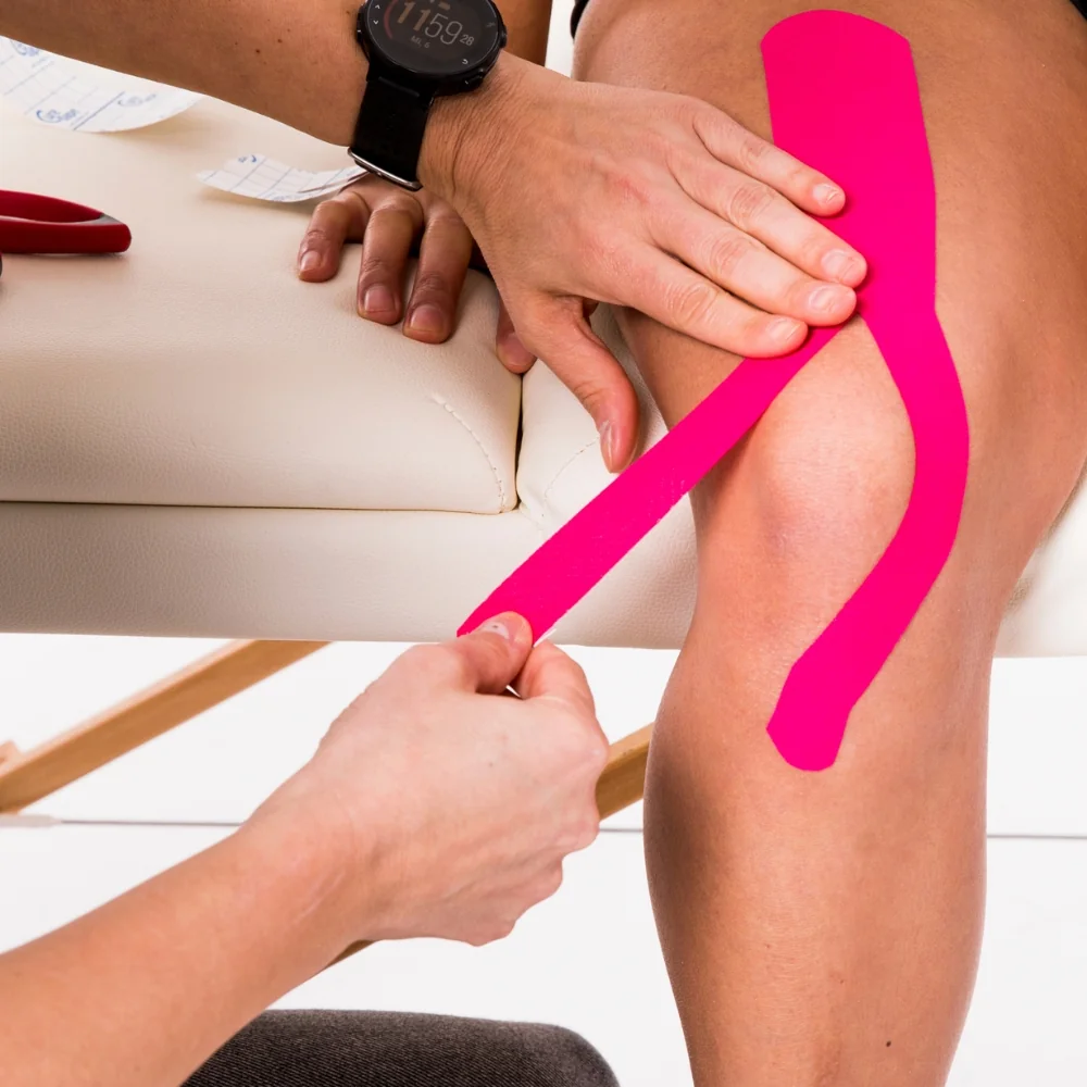CureTape Classic 5 cm x 5 m kineziologický tejp růžový