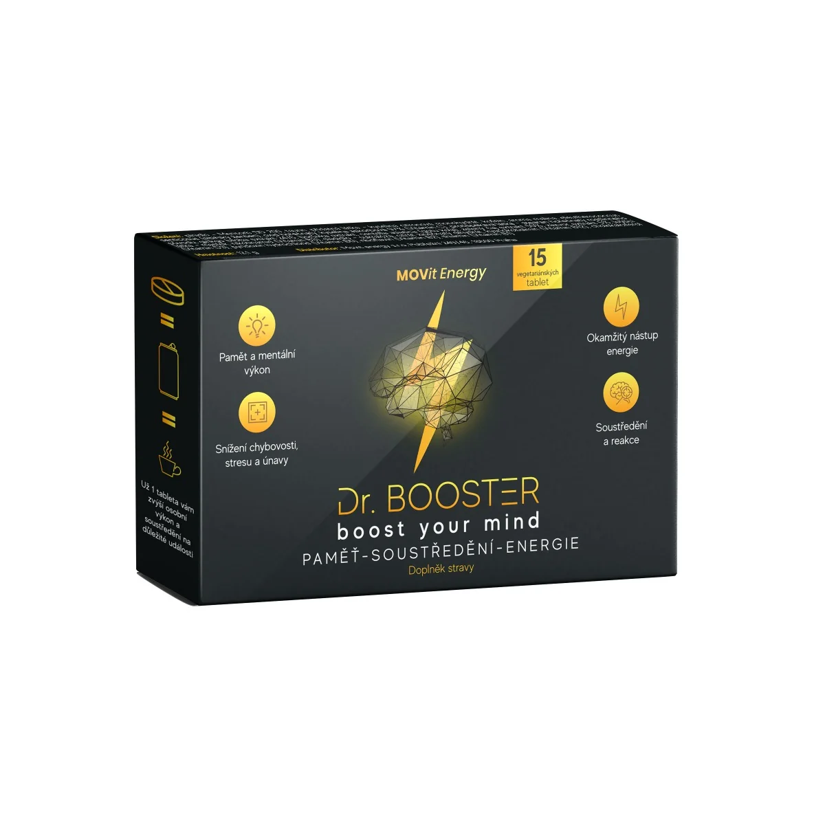 MOVit Energy Dr. Booster Paměť soustředění energie 15 tablet