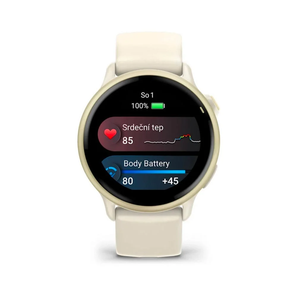Garmin Vívoactive 6 chytré hodinky Lunar Gold