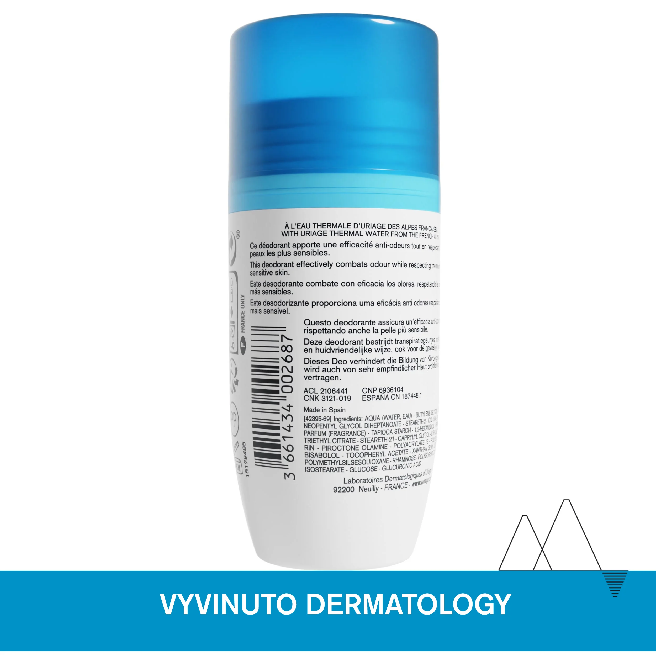 Uriage Jemný deodorant 50 ml